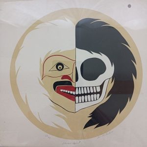 First nations art, Haida, Canada, "Life and death" print